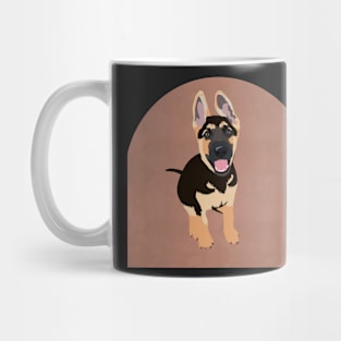 German Shepherd Puppy Mug